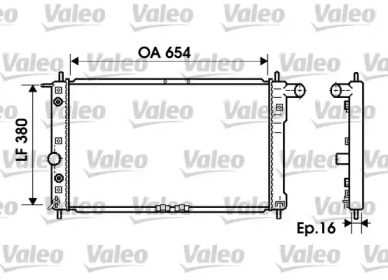 Теплообменник (VALEO: 734764)