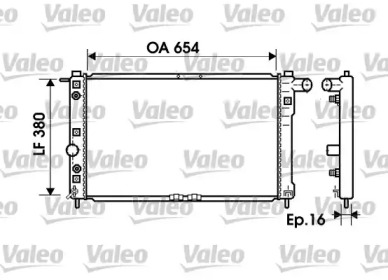 Теплообменник (VALEO: 734765)