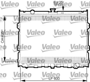 Теплообменник (VALEO: 734784)