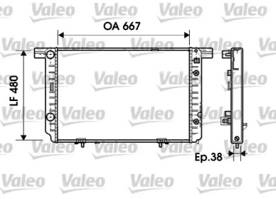 Теплообменник (VALEO: 734799)