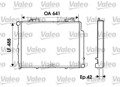 Теплообменник (VALEO: 734800)