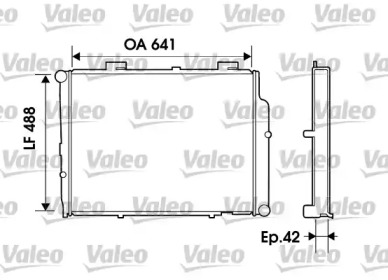 Теплообменник (VALEO: 734803)