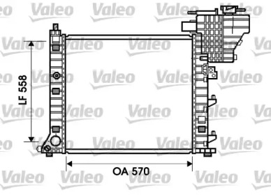 Теплообменник (VALEO: 734807)