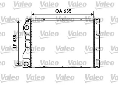 Теплообменник (VALEO: 734828)