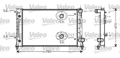 Теплообменник (VALEO: 734859)