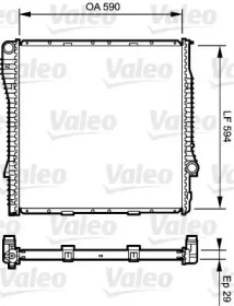 Теплообменник (VALEO: 734895)