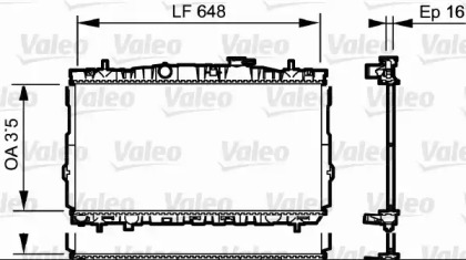 Теплообменник (VALEO: 734903)