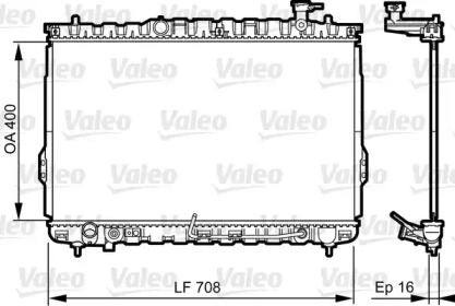 Теплообменник (VALEO: 734909)