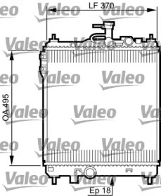 Теплообменник (VALEO: 734914)