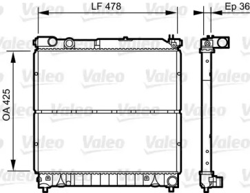 Теплообменник (VALEO: 734919)