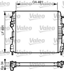 Теплообменник (VALEO: 734922)