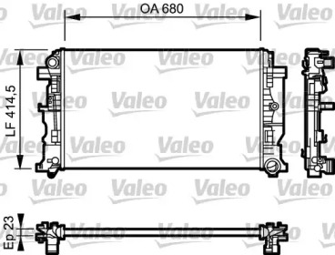 Теплообменник (VALEO: 734927)