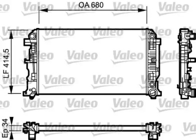 Теплообменник (VALEO: 734929)