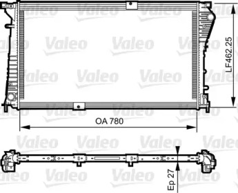 Теплообменник (VALEO: 734931)