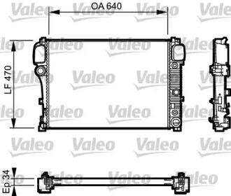 Теплообменник (VALEO: 734940)