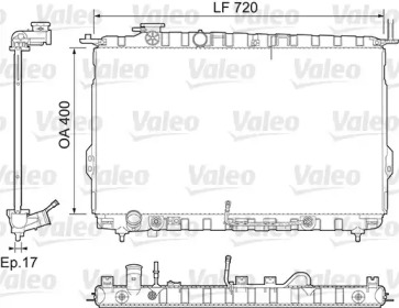 Теплообменник (VALEO: 734974)