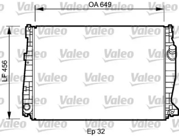 Теплообменник (VALEO: 735021)