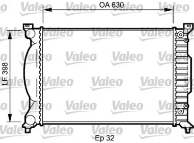 Теплообменник (VALEO: 735023)