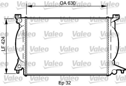 Теплообменник (VALEO: 735024)