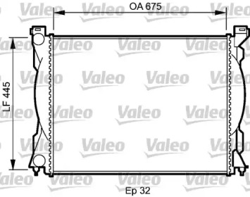 Теплообменник (VALEO: 735027)