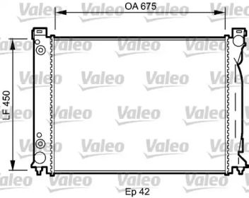 Теплообменник (VALEO: 735030)