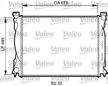 Теплообменник (VALEO: 735031)