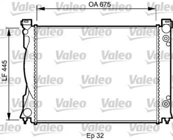 Теплообменник (VALEO: 735032)