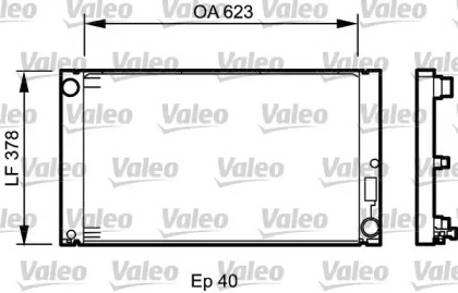 Теплообменник (VALEO: 735034)