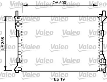 Теплообменник (VALEO: 735045)