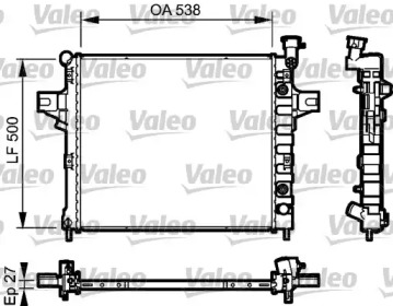 Теплообменник (VALEO: 735051)