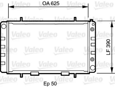 Теплообменник (VALEO: 735052)