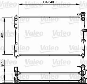 Теплообменник (VALEO: 735055)