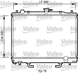 Теплообменник (VALEO: 735059)