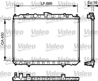 Теплообменник (VALEO: 735063)