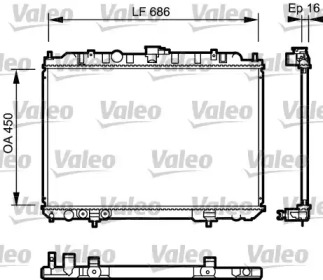 Теплообменник (VALEO: 735064)