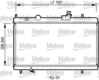 Теплообменник (VALEO: 735068)