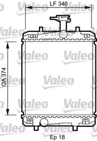 Теплообменник (VALEO: 735072)