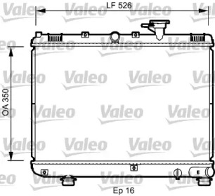 Теплообменник (VALEO: 735077)