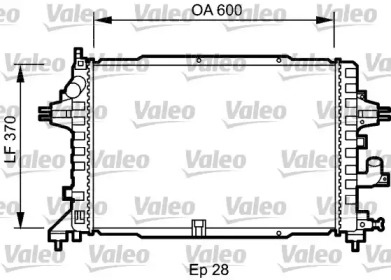 Теплообменник (VALEO: 735080)