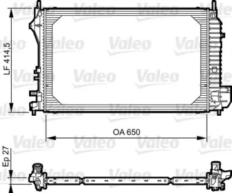 Теплообменник (VALEO: 735083)