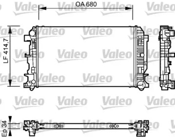 Теплообменник (VALEO: 735084)