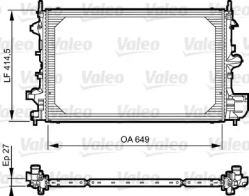 Теплообменник (VALEO: 735085)