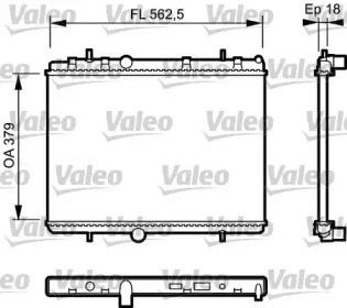 Теплообменник (VALEO: 735091)