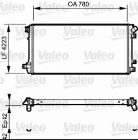 Теплообменник (VALEO: 735112)