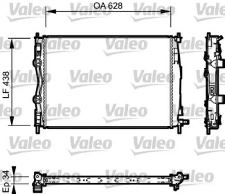 Теплообменник (VALEO: 735115)