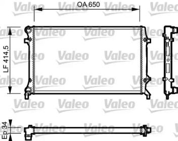 Теплообменник (VALEO: 735120)