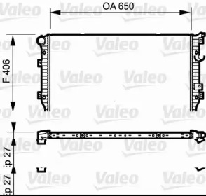 Теплообменник (VALEO: 735133)