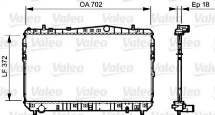 Теплообменник (VALEO: 735159)