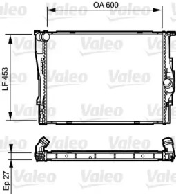 Теплообменник (VALEO: 735166)