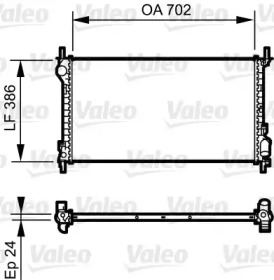 Теплообменник (VALEO: 735167)